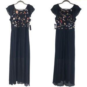 Lapis Maxi Floral Dress